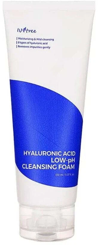 Isntree Hialurono rūgšties drėkinamosios valomosios putos (žemo pH valomosios putos) 150 ml