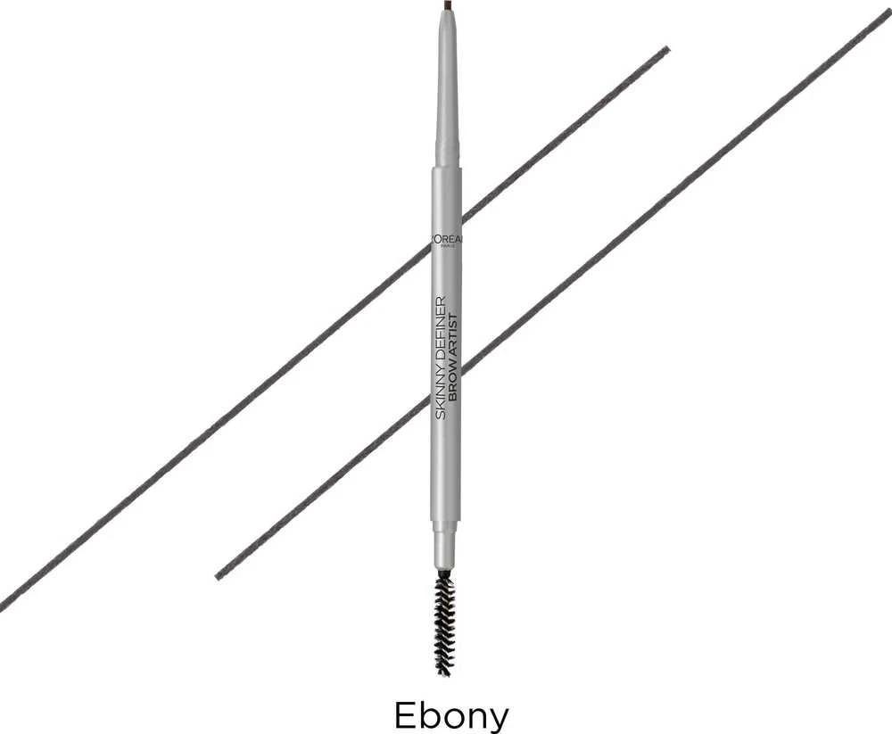 „L'Oréal Paris“ makiažo dizaineris antakių menininkas Skinny Definer 109 Ebony