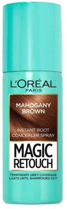 L'Oreal Paris Magic Retouch Root Touch-Up purškiklis Mahogany Brown, 75 ml