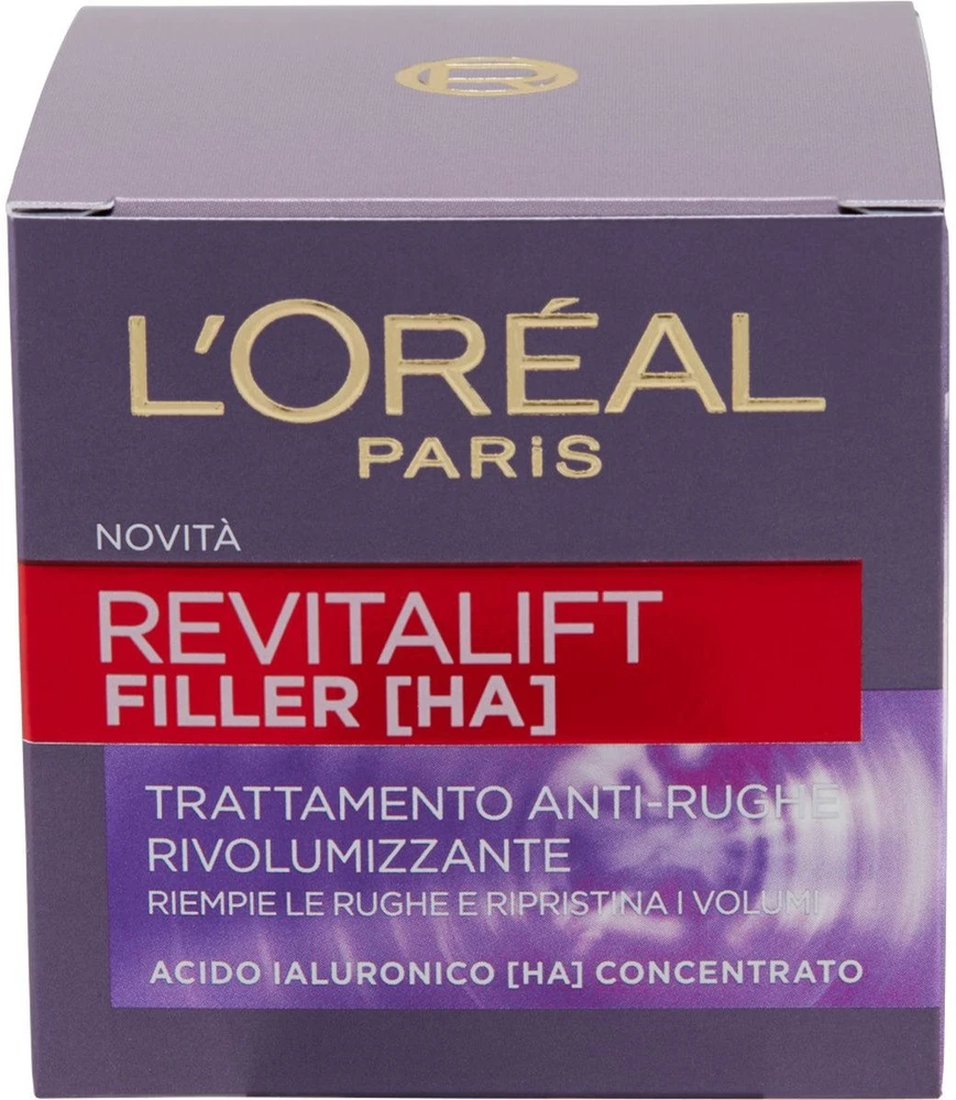 L'Oreal Paris Revitalift Filler Anti-Ageing Kreminis For Face, 50 ml