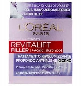 L'Oreal Paris Revitalift Filler Anti-Ageing Kreminis For Face, 50 ml