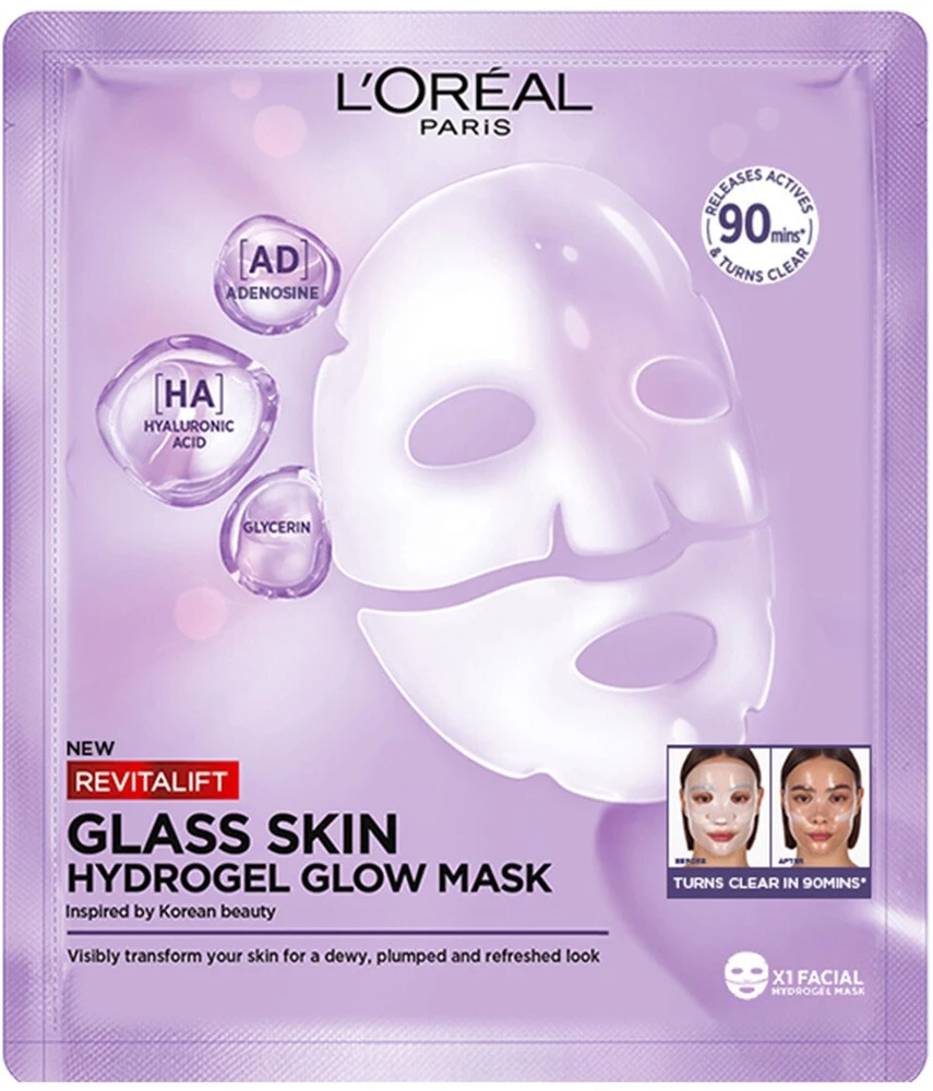 L'Oreal Paris - Revitalift Filler stiklinė veido kaukė 1 vnt.