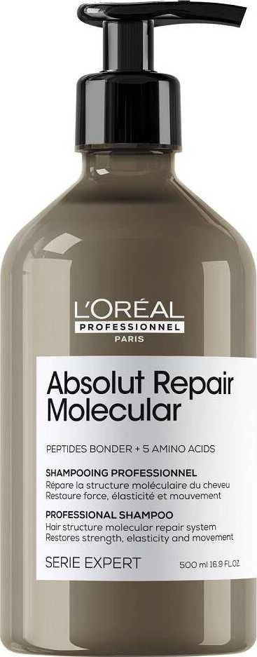 Šampūnas labai pažeistiems plaukams L'oreal Professionnel Absolut Repair Molecular Šampūnas 500ml