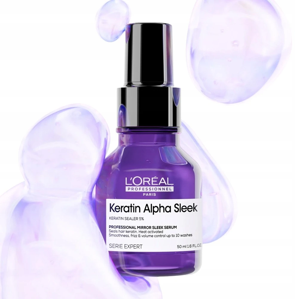 L'OREAL PROFESSIONNEL_Keratin Alpha Sleek wygładzające serum do włosów 50ml