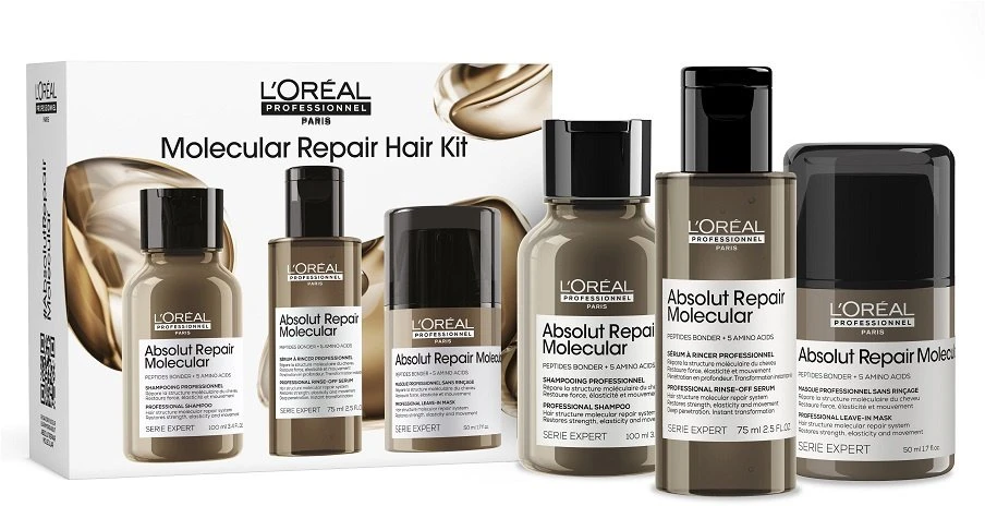 L'oreal Professional Absolut Repair Molecular Case 3 vnt.