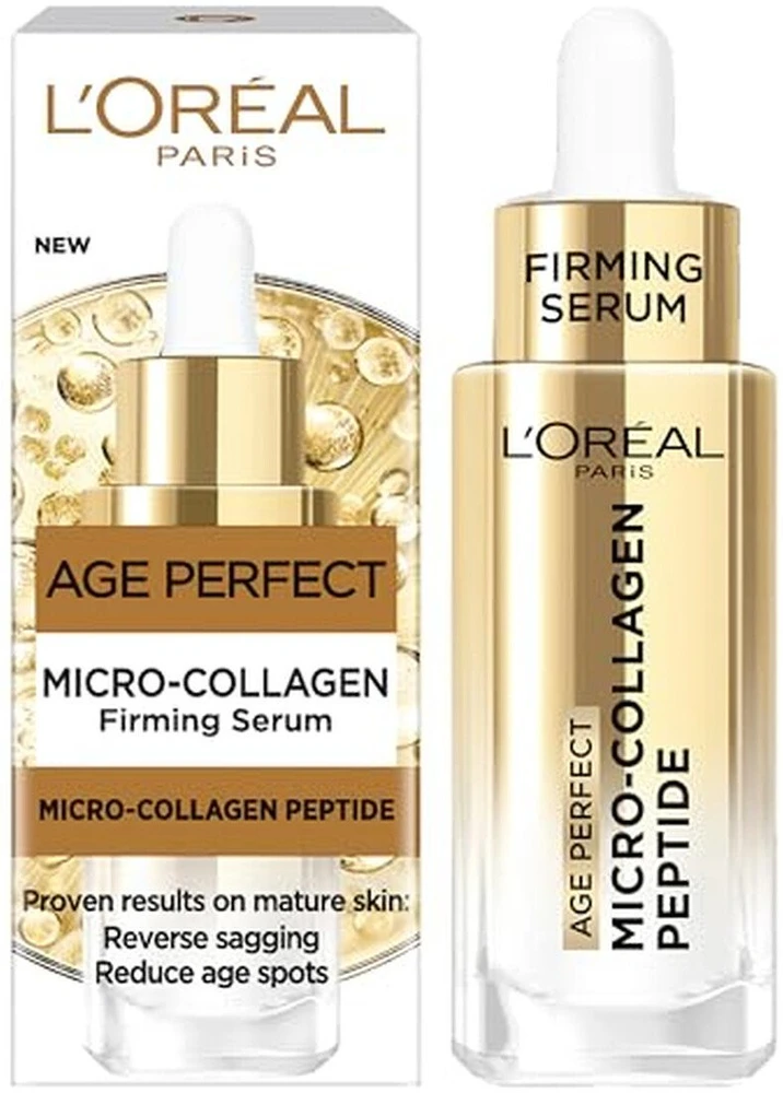 L'Oreal Stangrininamasis serumas padeda stangrinti suglebusią odą ir sumažinti amžiaus dėmes