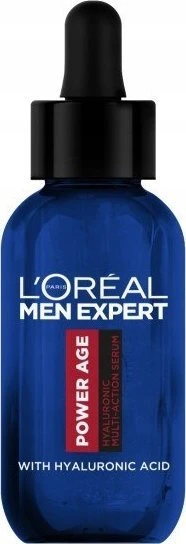 L'Oréal Paris Men Expert Power Age Hyaluronic Multi-Action serumas odos serumas vyrams, 30 ml