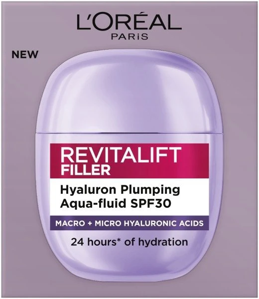L'Oreal „Revitalift Filler“ lengvas drėkinamasis kremas su SPF30 40 ml
