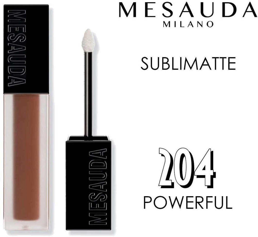 Mesauda Sublimatte Liquid Lipstick 204 Powerful, 5 ml