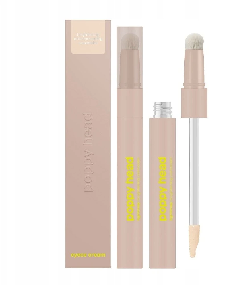 L'Oreal Poppy Head Šviesą suteikiantis ir korekcinis paakių maskuoklis „Eyece Kreminis“ 03 „Vanilla Frost“