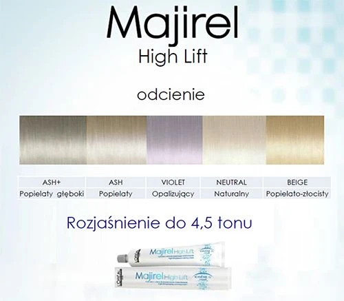 L‘oreal Professionnel Majirel HighLift plaukų dažai 50 ml - rusvai gelsvas