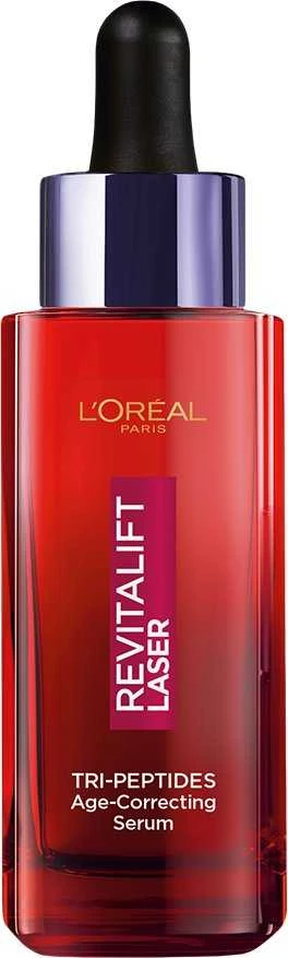 L'Oreal Paris Revitalift lazerinis Three Peptides Serum veido serumas, 30 ml