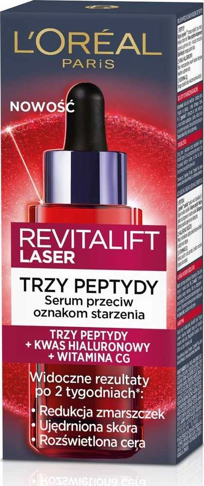 L'Oreal Paris Revitalift lazerinis Three Peptides Serum veido serumas, 30 ml