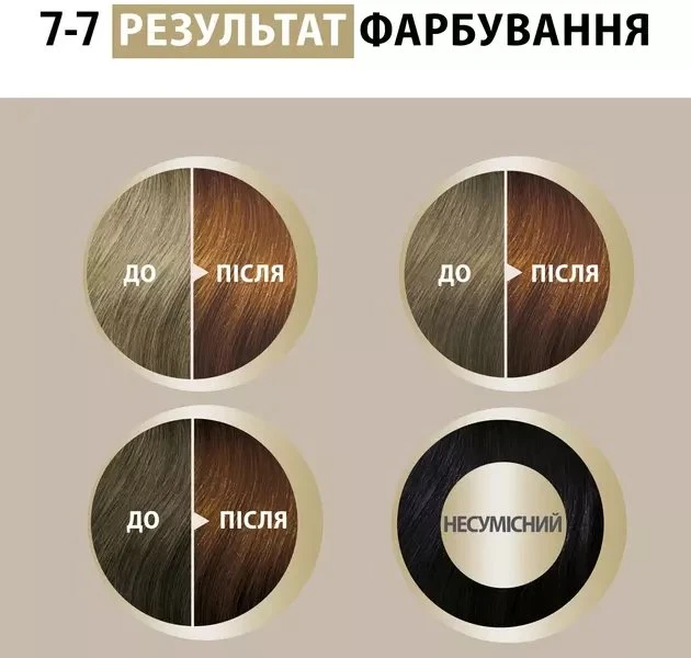 „L’Oreal Paris SCHWARZKOPF Creme Supreme“ plaukų dažai, atspalvis 7-7, vario tamsiai blondinė