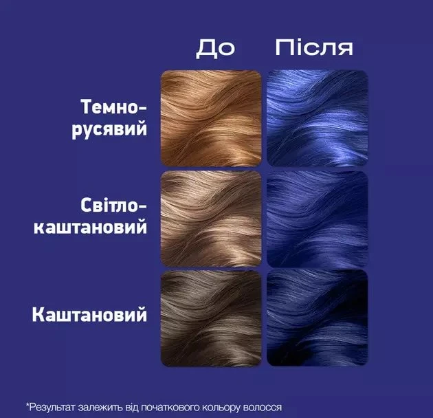 L'Oreal Schwarzkopf Live Intense Colour plaukų dažai U67 Mėlyna Mercury