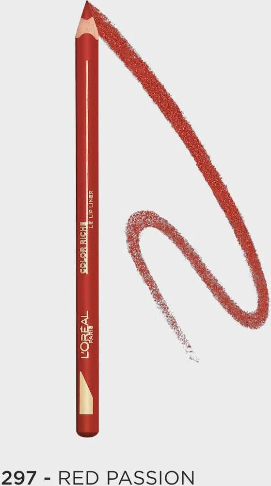 L'Oréal Paris Color Riche Le Lip Liner - 297 Raudona Passion