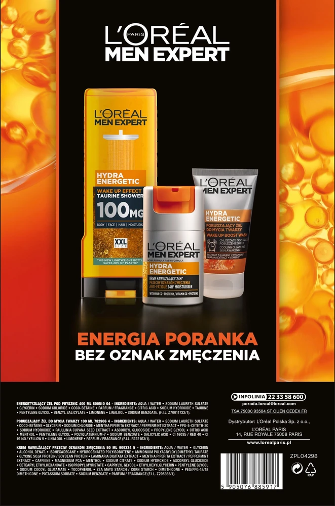 L'Oreal Paris vyriški rinkiniai