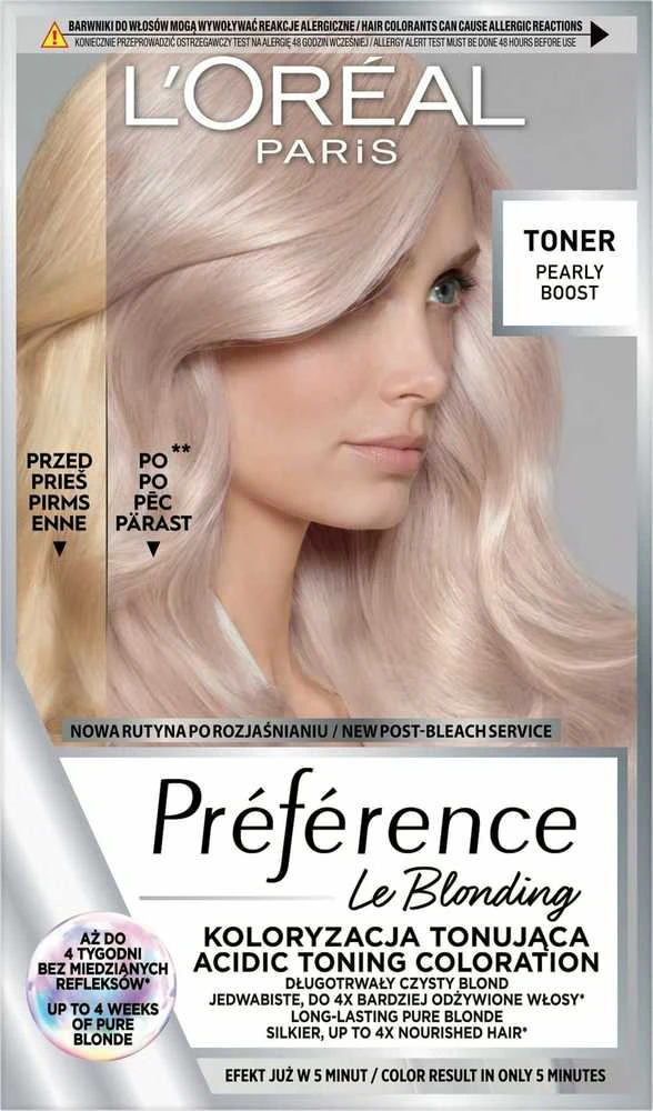 „L'Oreal Paris Preference Le Blonding Toneris Pearly Boost“