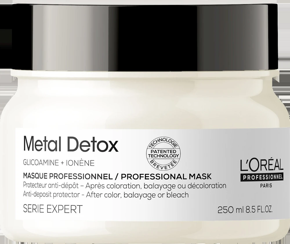 L’Oreal Paris L'OREAL PROFESSIONNEL_Metal Detox Mask plaukų apsauginė kaukė po dažymo procedūros 250ml
