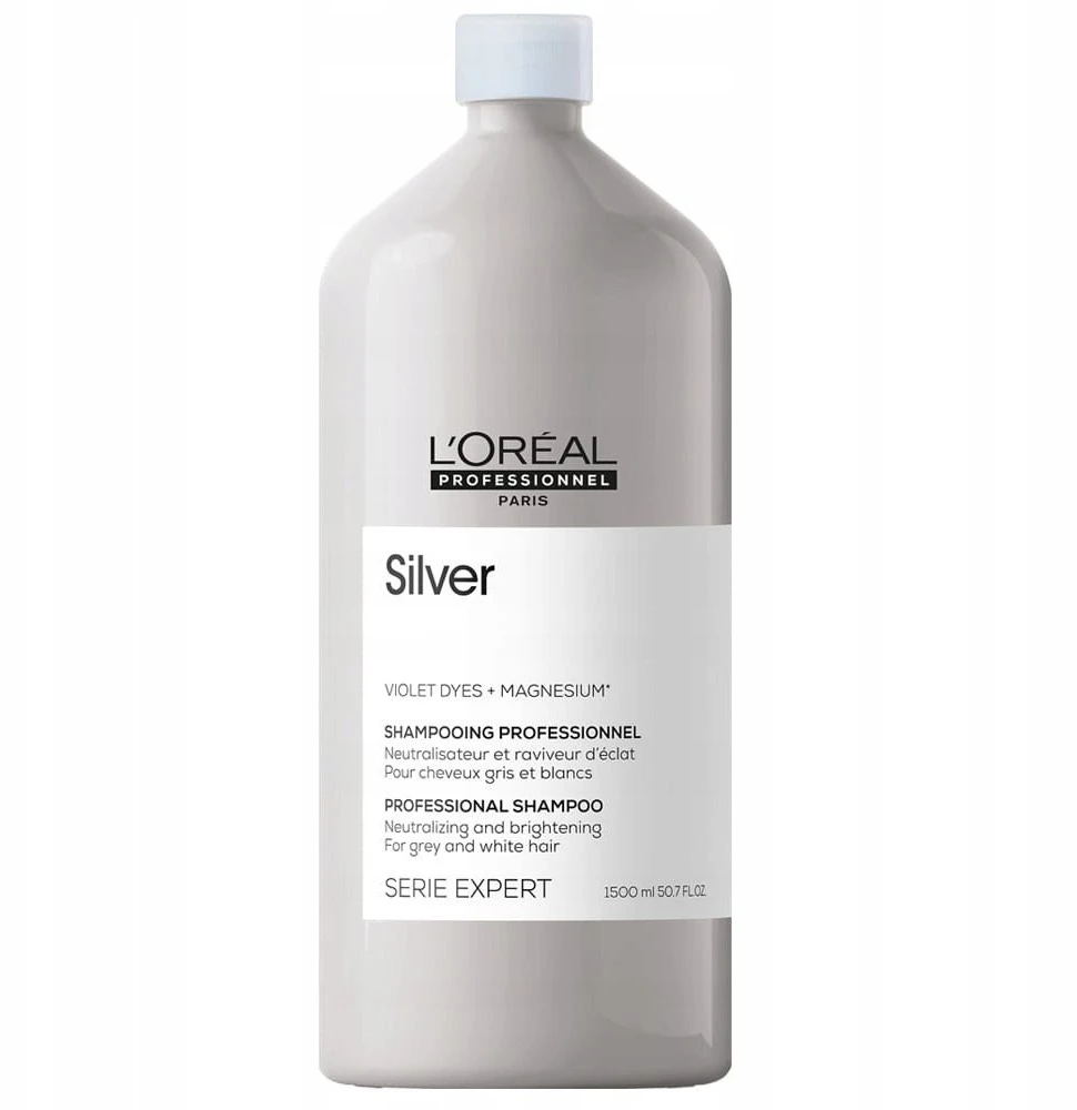 Atspalvį koreguojantis šampūnas L‘oreal Professionnel Sidabrinis Šampūnas 1500ml