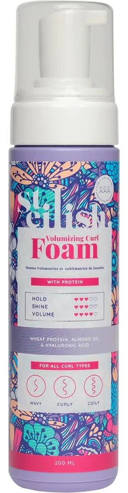 Steilish Volumizing Curl Hair Styling Foam Volumizing & Defining, 200 ml