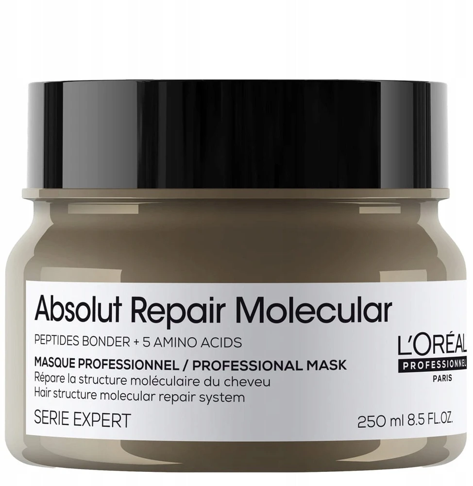 L'Oreal Professionnel Serie Expert Absolut Repair molekulinė plaukų kaukė Kreminis atkuriamiesiems plaukams, 250 ml