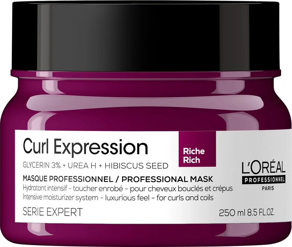Kaukė garbanotiems plaukams L'oreal Professionnel Curl Expression Intensive ​Moisturizer Rich Mask 250ml