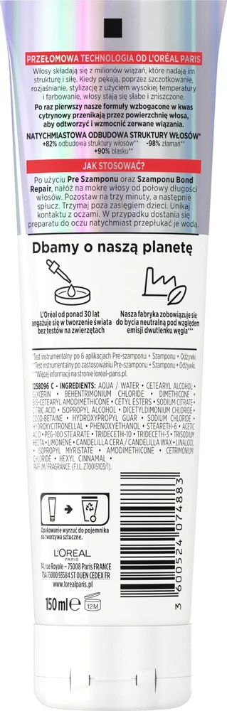 L'Oreal Paris Elseve Bond Repair, 150 ml