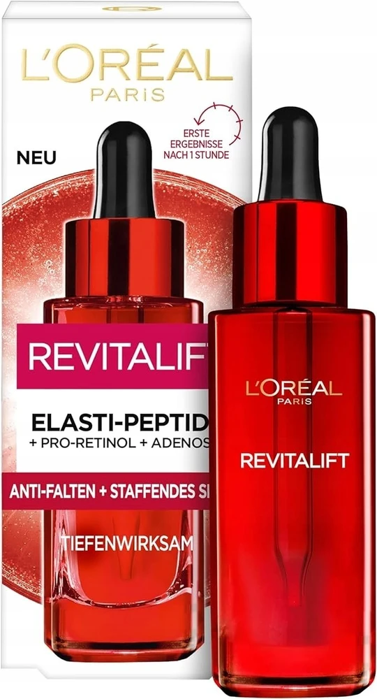 L'Oreal Paris Revitalift Peptides Wrinkle & Firmness Serum stangrinamasis veido serumas nuo raukšlių, 30 ml