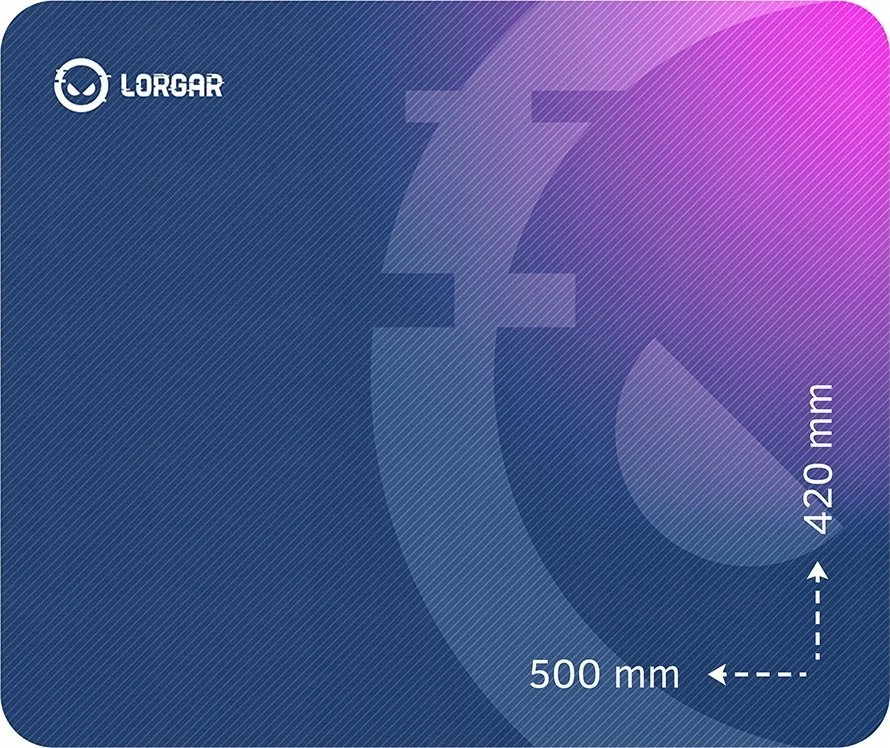 LORGAR Main 135 pelės kilimėlis | 500x420x3mm