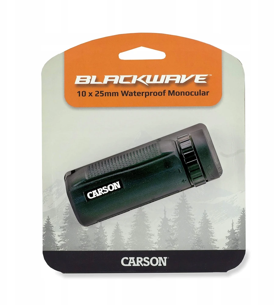 Žiūronai Vandeniui atsparus monoklis Carson BlackWave™ 10x25mm