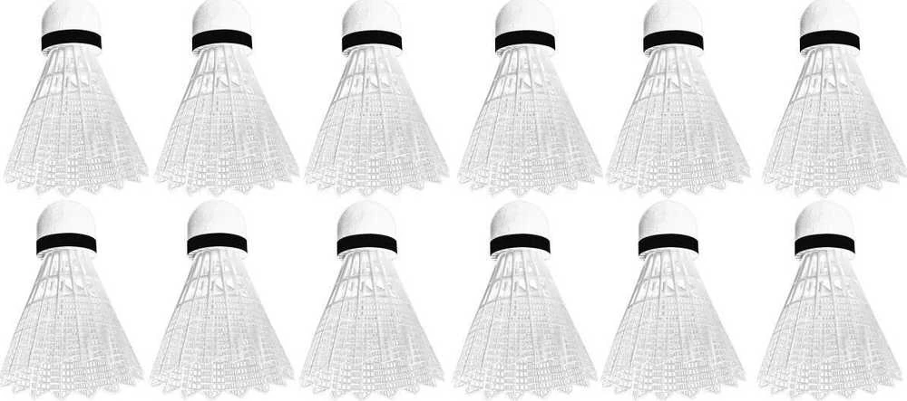XQMAX Badmintono nyloninės plunksnos 12 vnt