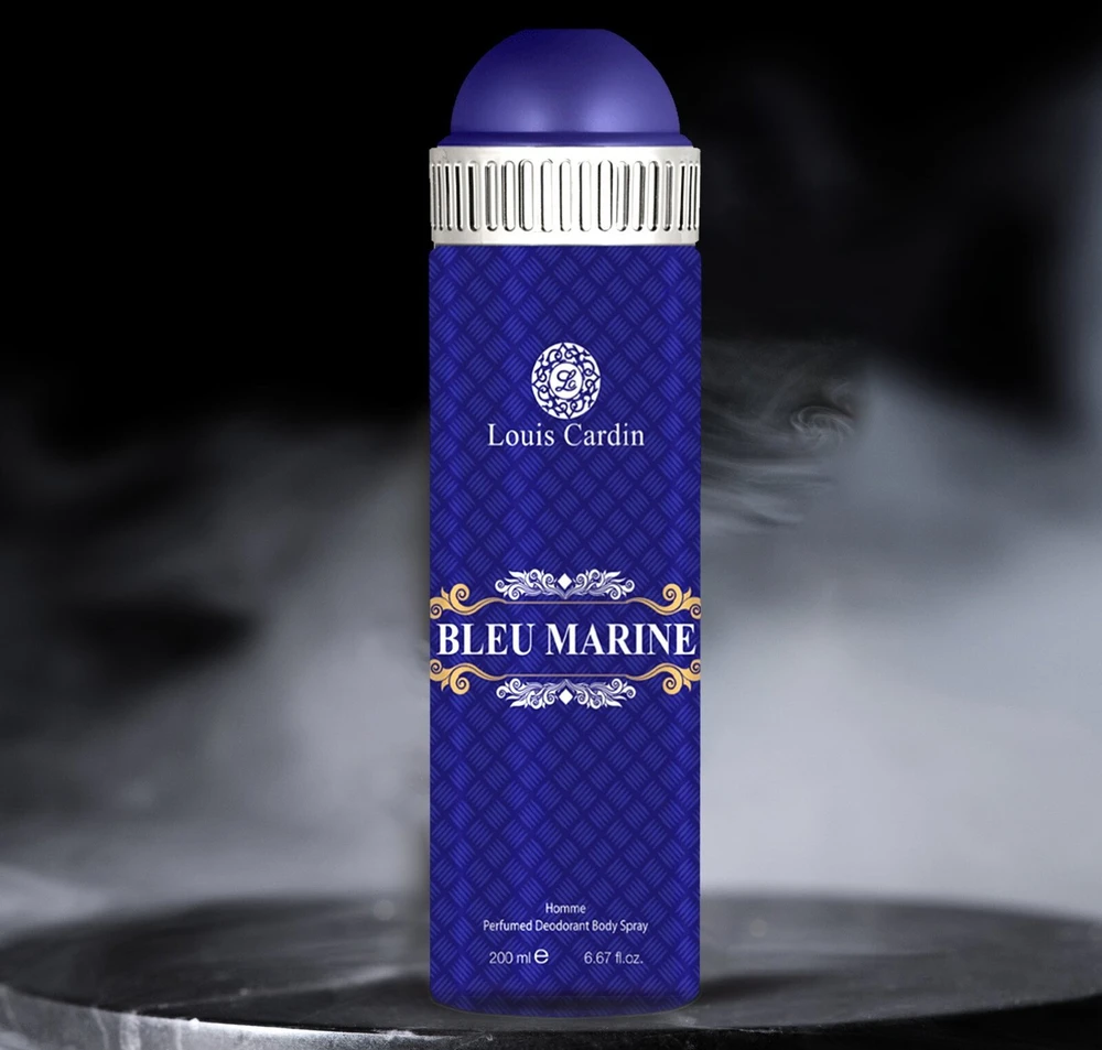 Louis Cardin Bleu Marine Dezodorantas Purškiklis For Men, 200 ml