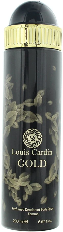 Louis Cardin Gold Body Purškiklis, 200 ml
