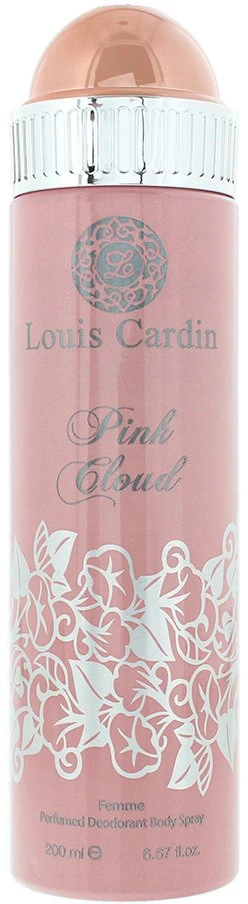 Louis Cardin Rožinė Cloud Dezodorantas Purškiklis For Women, 200 ml