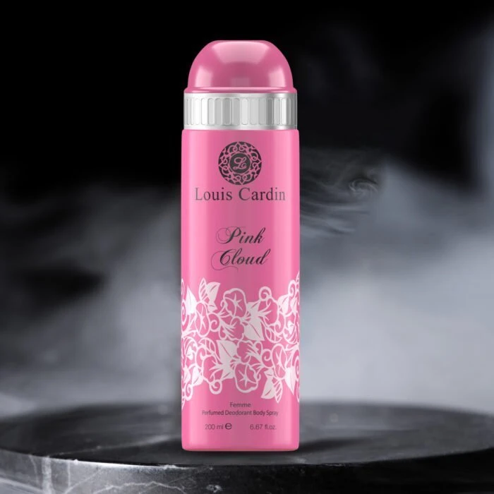 Louis Cardin Rožinė Cloud Dezodorantas Purškiklis For Women, 200 ml