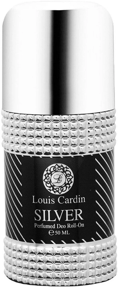 Louis Cardin Sidabrinis Dezodorantas Roll-On For Men, 50 ml