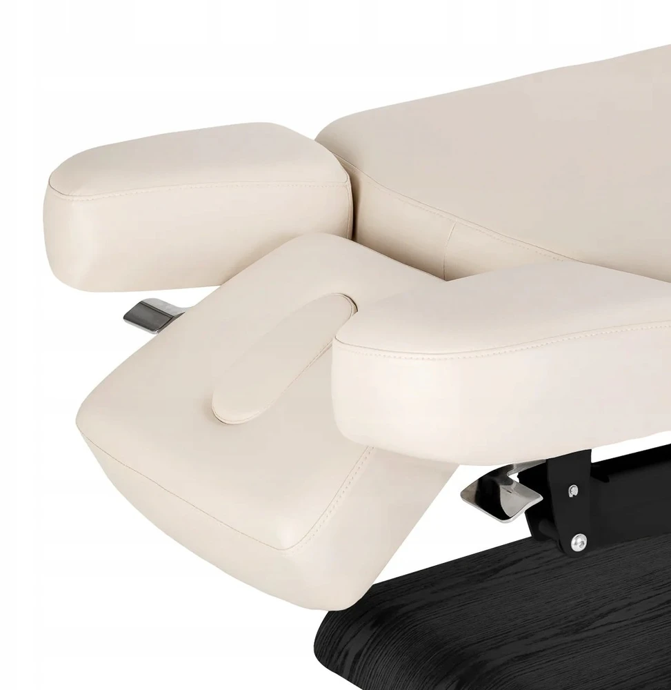 Activeshop Kosmetologinis SPA gultas Sillon Relax cream and juodas