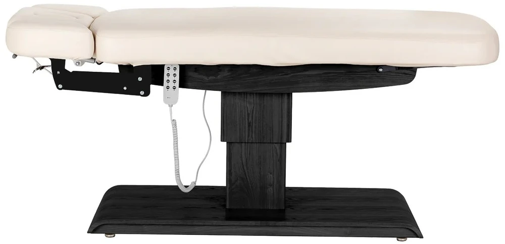 Activeshop Kosmetologinis SPA gultas Sillon Relax cream and juodas
