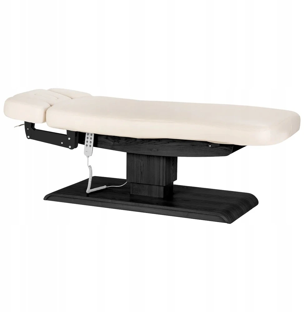 Activeshop Kosmetologinis SPA gultas Sillon Relax cream and juodas