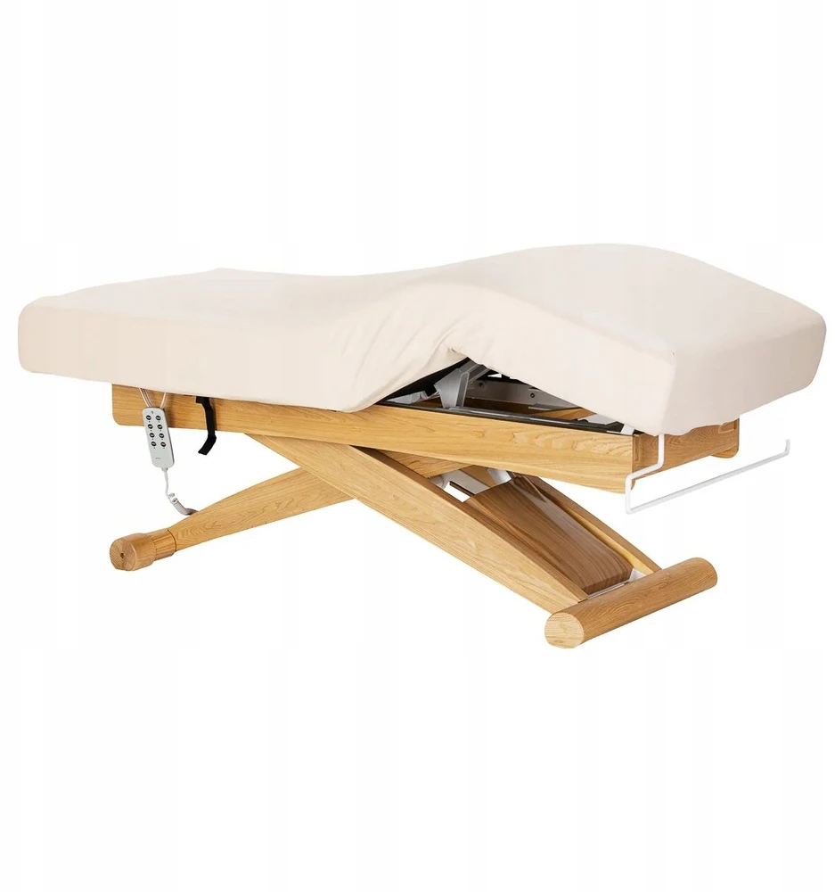 Activeshop Kosmetinė SPA lova „Sillon Siesta“ kreminės ir rudos spalvos
