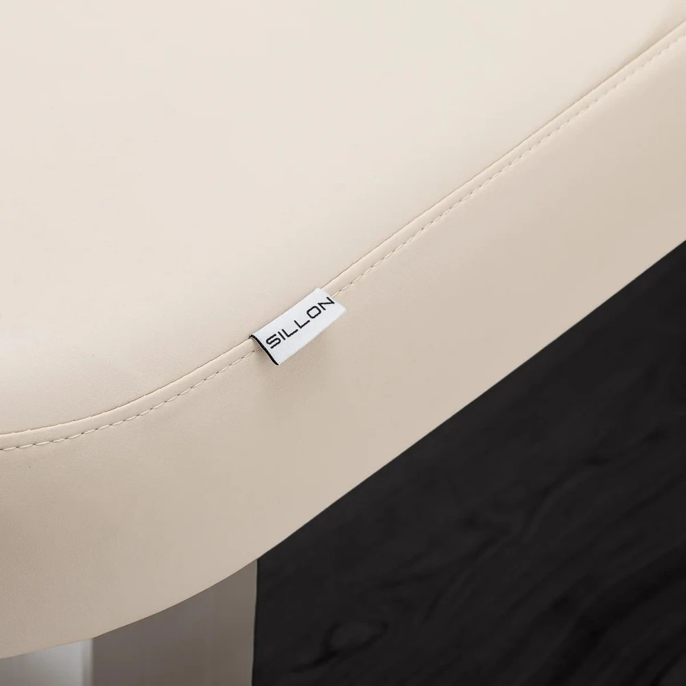Activeshop Kosmetologinis SPA gultas Sillon Comfort cream and juodas