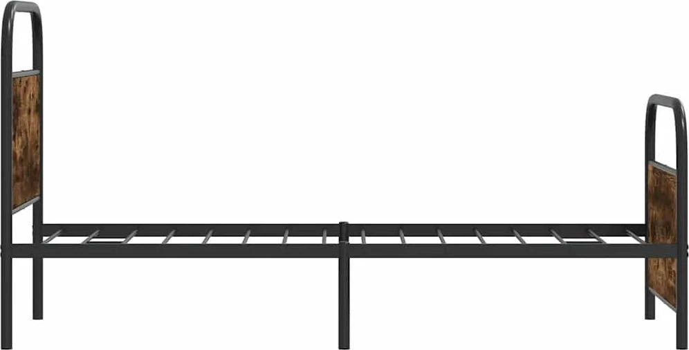 Lovos rėmas be čiužinio, dūminis, 80x200cm, apdirbta mediena