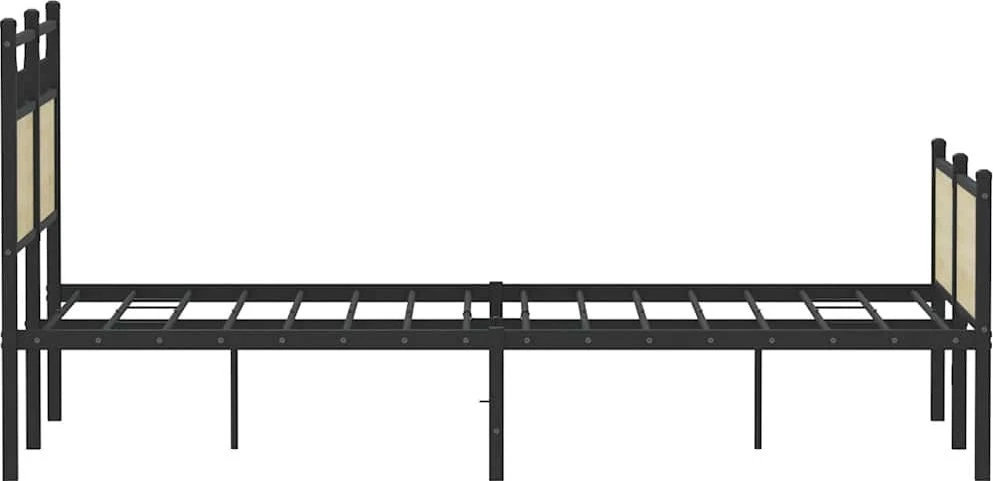 Lovos rėmas be čiužinio, sonoma, 120x200cm, apdirbta mediena