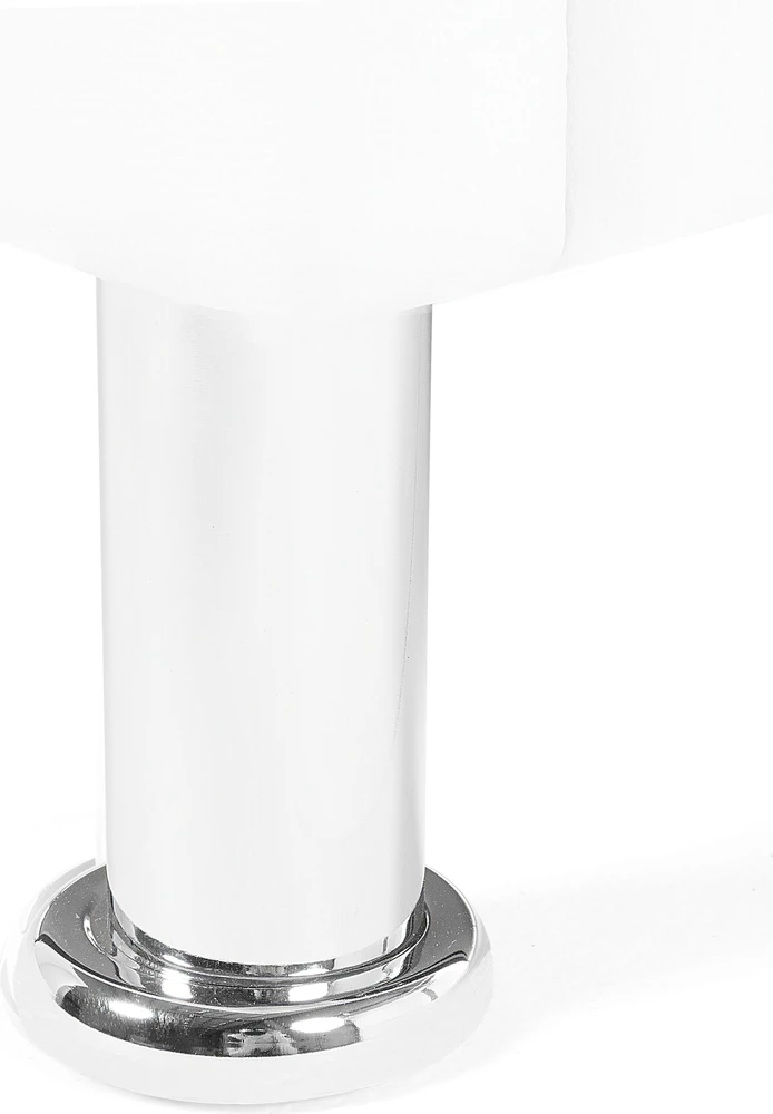 Beliani Lova su patalynės dėže METZ dirbtinė oda balta 90 x 200 cm