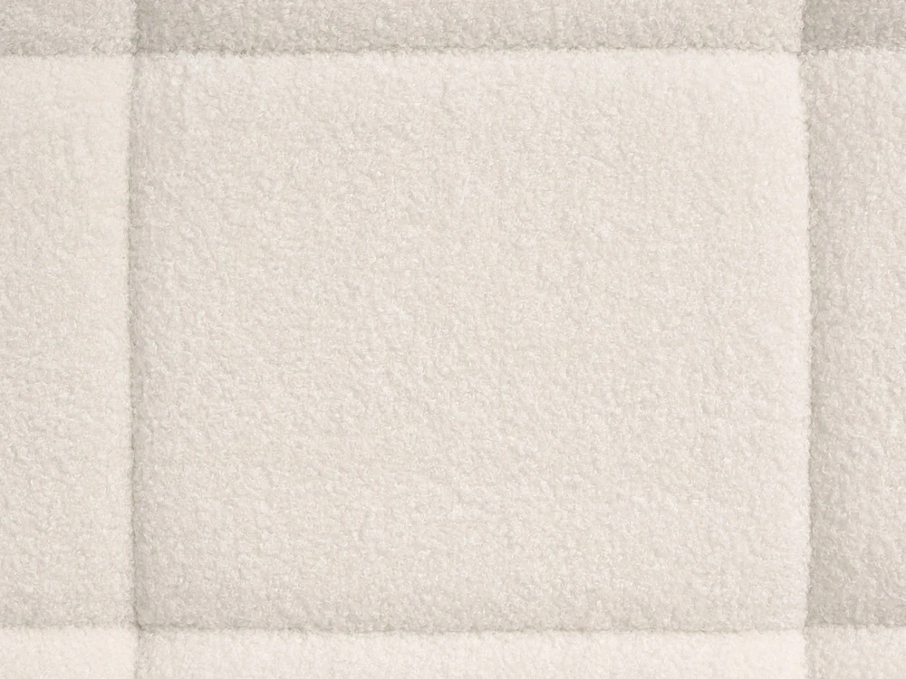Beliani Dviejų asmenų lova CRESSAT 140 x 200 cm, balta boucle