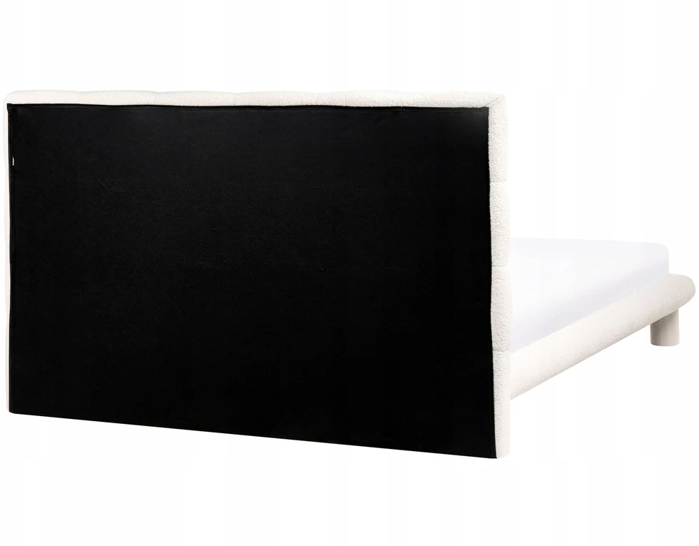 Beliani Lova Boucle CRESSAT 160 x 200 cm, kreminės baltos spalvos