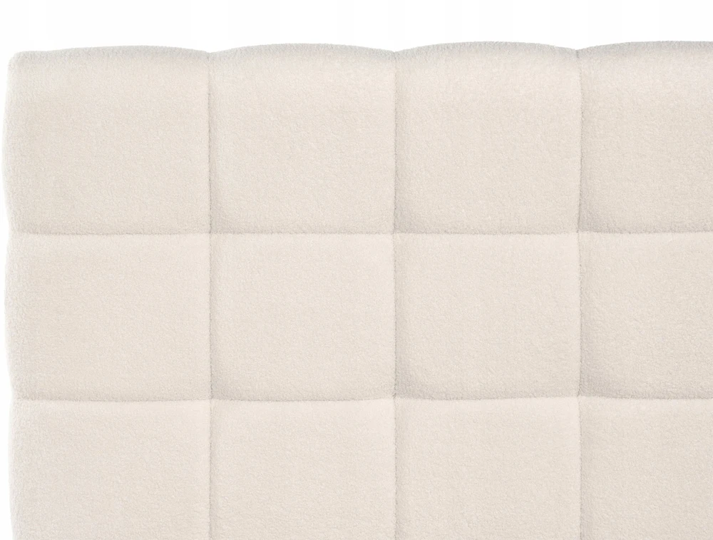 Beliani Lova Boucle CRESSAT 160 x 200 cm, kreminės baltos spalvos
