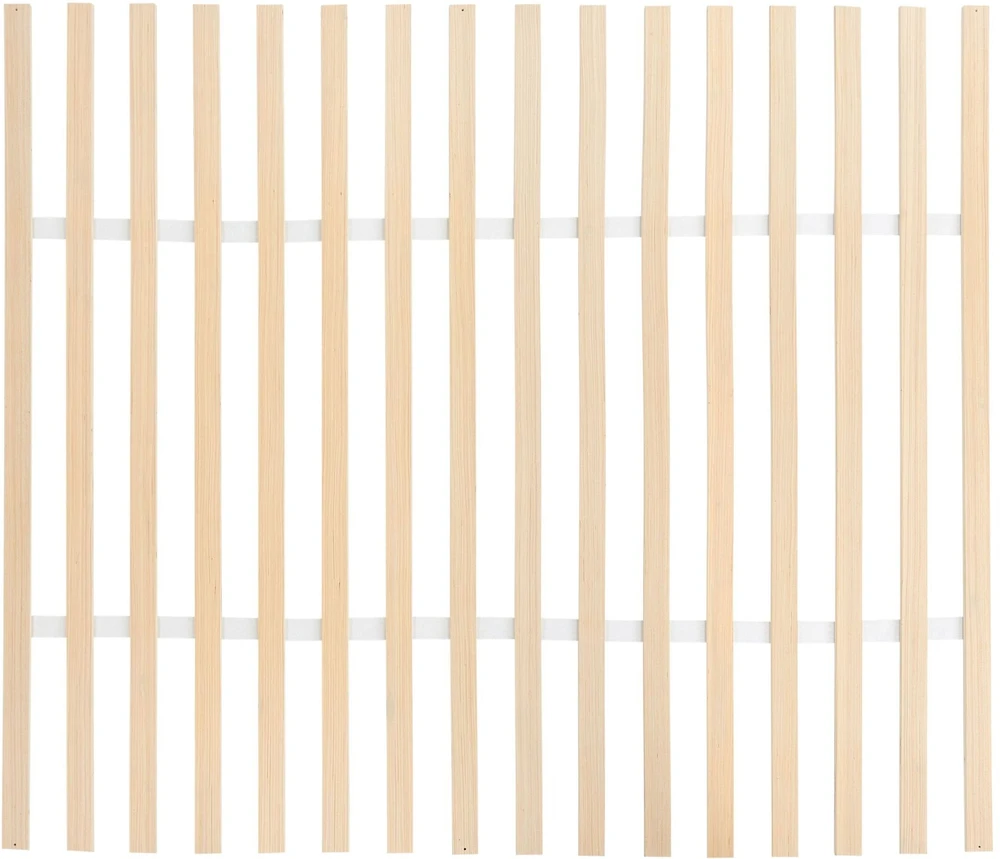 Beliani Dviejų vietų lova LESSAY 160 x 200 cm, balta