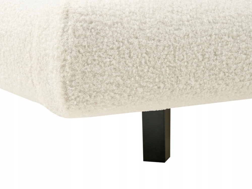 Beliani Lova Boucle SOULISSE 180 x 200 cm, kreminė balta